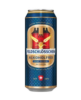 Feldschlosschen senz'alcool lattina