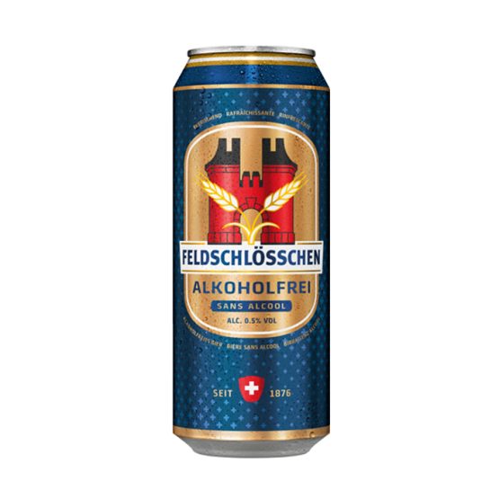 Feldschlosschen senz'alcool lattina