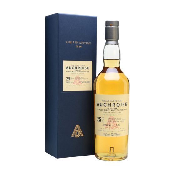 Whisky Auchroisk Distilled 1990 25 anni